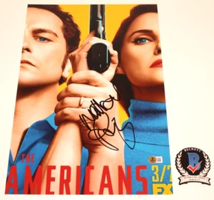 MATTHEW RHYS SIGNED 'THE AMERICANS' 12x18 TV SHOW POSTER 2 BECKETT COA SERIES - Picture 1 of 3