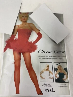 Corsé Mujer Rojo Satinado Corsé por Leg Avenue 28" Cintura Foto 1 de 3