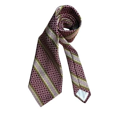 Vintage Sears Men's Store 1970s Polyester Texturized Tie 54"  Foto 1 de 4