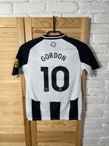 GORDON NEWCASTLE UNITED JERSEY HOME FOOTBALL SHIRT 2024 ADIDAS YOUNG M 11-12YRS - Picture 1 of 11