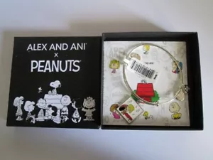 ALEX AND ANI PEANUTS SCHROEDER PLAYING THE PIANO BRACELET NEW, MINT IN BOX! - Picture 1 of 3