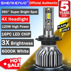 For Mercedes-Benz C250 C300 C350 4pc Combo Headlight High Low Beam LED Bulbs V2T - Picture 1 of 11
