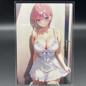 Ichika Nakano Anime Waifu Card Doujin ACG Goddess Holo - Picture 1 of 4