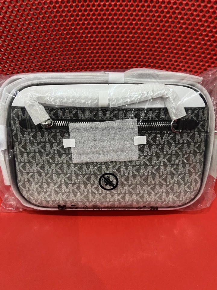 Michael Kors Shoulder Bag Jet Set Large Chain Crossbody Black Noir New + bag❤️💕 - Image 1 of 4