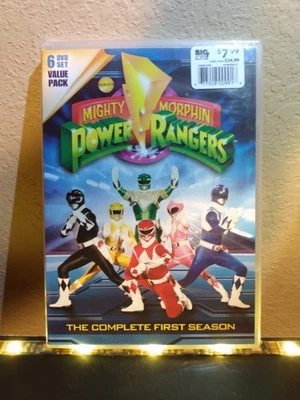 NEW MIGHTY MORPHIN POWER RANGERS COMPLETE FIRST 1ST SEASON 1 ONE TV DVD 1993 - Image 1 of 4