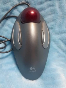 Logitech T-BC21 USB Optical Trackman Marble Mouse Trackball - Picture 1 of 4