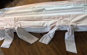 POTTERY BARN KIDS Evelyn Bow Valance Cordless BO Shade-36x64"-Blush-OPEN BOX - Picture 1 of 6