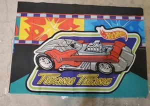 Vintage 1997 Mattel Hot Wheels Twang Thang Power Pistons Standard Pillow Case - Picture 1 of 5