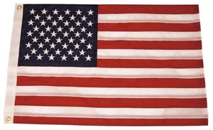 Amerikanische Flagge 2 x 3 Fuß Heim Yacht Boot UTV ATV US USA amerikanische Flagge bestickt - Bild 1 von 5