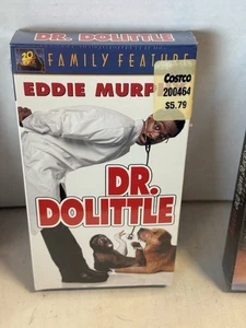 Dr. Dolittle Family Feature (VHS, 1998) Eddie Murphy Comedy NEW SEALED - Imagen 1 de 3