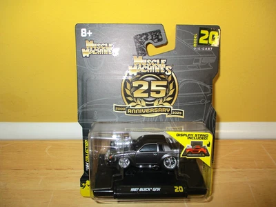 Maisto Muscle Machines 25 aniversario 1987 Buick GNX #20 SIN USAR, EN CAJA Foto 1 de 3