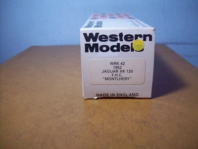 1/43 MODELOS OCCIDENTALES WRK 42 JAGUAR XK120 1952 MONTHERY CAJA SOLO SIN MODELO Foto 1 de 3