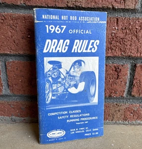 Vintage 1967 NHRA Official Drag Rules Book - Original - Rare - Racing - Picture 1 of 17