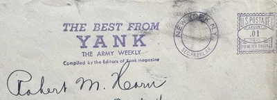 US Military Meter Cover (04) +1940s Army Weekly =Yank Magazine +Best +Purdue Uni - Image 1 of 3