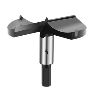 4"(101.6mm) Forstner Drill Bit, 2-Cutter Tungsten Carbide Tipped for Hard Woo... - Bild 1 von 6