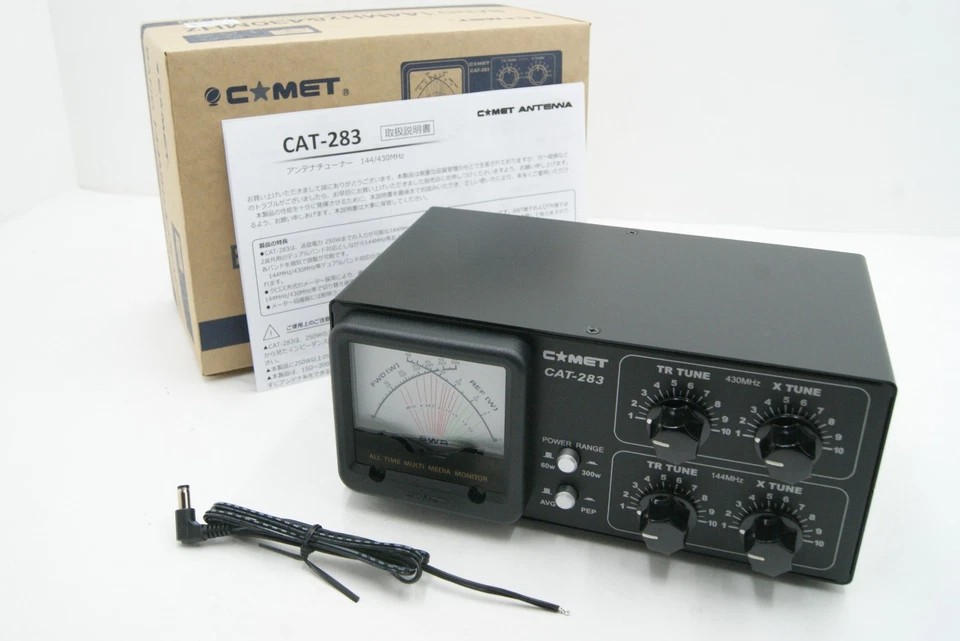 NIB COMET CAT-283 144/430MHz 300W/60W Dual Antenna Tuner Brand New - Image 1 of 4