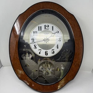 Rhythm Small World Timecracker Wall Clock / Sound Motion Musical / 4MH752 / Flaw - Picture 1 of 10