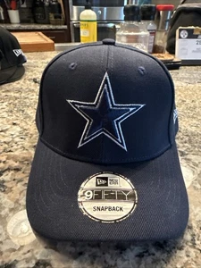 New Era 9 Fifty Dallas Cowboys NFL Fútbol Gorra Sombrero Hombre Ajustable Azul Nuevo con Etiquetas - Imagen 1 de 6