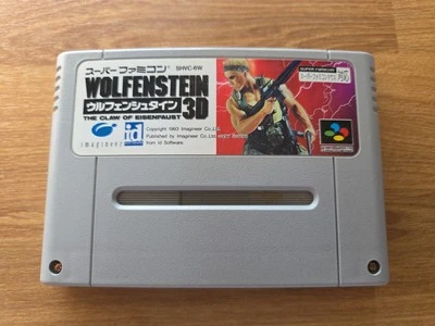 Wolfenstein 3D: La Garra de Eisenfaust [Super Famicom - SHVC-6W] VENDEDOR DE EE. UU. Foto 1 de 2