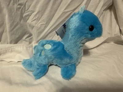 Build-A-Bear Mini Beans Snuggly Sea Monster Plush Toy 7" Ness Loch Ness IN HAND - Image 1 of 4
