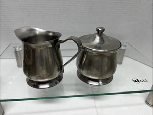 Oneida Silver Metal Milk And Sugar Dispenser Made In Japan - Picture 1 of 8
