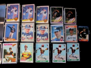 HOUSTON ASTROS TEAM SET SAMMLUNG...16 TEAM SETS AUS DEN 70ER - 80ER JAHREN! RYAN! - Bild 1 von 5