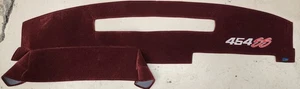 1990 1991 1992 1993 Chevy 454 SS Truck Dash Mat Burgundy - Picture 1 of 3