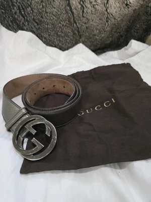 cinturón gucci dorado para mujer talla 90 Foto 1 de 4