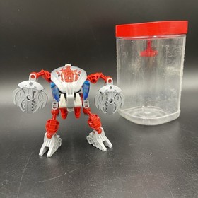 Lego Bionicle Bohrok TAHNOK 8563 Red Complete Figure with Canister