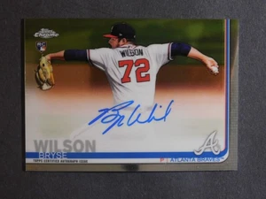2019 Topps Chrome Autograph ROOKIE - Bryse Wilson - #RA-BW - Picture 1 of 2