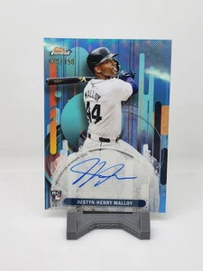 2025 Topps Finest Justyn Henry Malloy Auto /150 RC - Foto 1 di 2