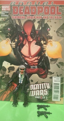 Marvel Legends HIT MONKEY BAF COMPLETO + GRAN CÓMIC DEADPOOL ANUAL # 1 Foto 1 de 4