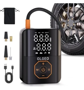 Tire Inflator Portable Air Compressor,160PSI for Car Black model M5 - Picture 1 of 7