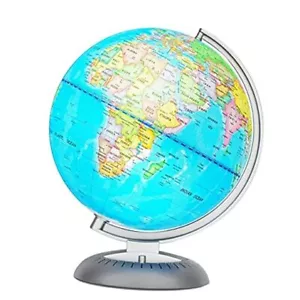Illuminated Globes for Kids - 8” Light Up World Globe With Stand, Gift Ideas - Picture 1 of 7