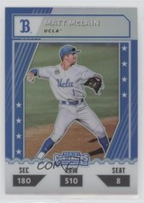 2021 Panini Elite Extra Edition College Tickets Optic Holo Matt McLain #CTO-MC