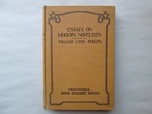 ESSAYS ON MODERN NOVELISTS by William Lyon Phelps CHAUTAUQUA HOME READING SERIES - Picture 1 of 8
