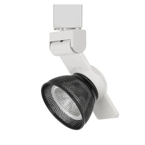 Cal Lighting 6" Metal Track Head, White/Mesh Black - HT-999WH-MeshBK - Picture 1 of 1