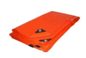 6' x 8' Orange Schwerlast Poly 12 Mil Plane Terrasse Party Überdachung Stand Urlaub - Bild 1 von 1