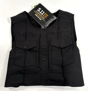XS/S SHORT 5.11 TACTICAL EXTERNAL VEST UNIFORM OUTER ARMOR CARRIER 49030 BLACK - Picture 1 of 2