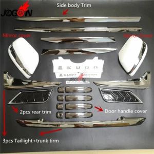 For Lexus LX570 2016-2019 Special Black Edition Mirror Cover Tailgate Trunk Trim - Picture 1 of 12