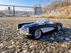 1:18 Chevrolet Corvette 1957 Tiefer Tuning mit 19 Zoll Echt Alu Felgen - Bild 1 von 5