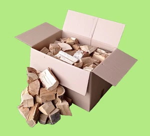 Kaminholz trocken 30 kg Buche Eiche Birke Esche Scheite Brennholz Feuerholz - Bild 1 von 4