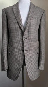 NWT $6750 Brioni Mens Cashmere/Silk Sport Coat Blazer Mid Brown 46L US/56L Eu - Picture 1 of 12