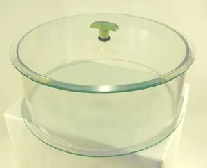  Soda Fountain General Store Mid Century Vintage 40's Glass Cake Plate Chipped   - Picture 1 of 10