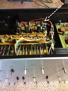 PIONEER SPEC-1 Stereo Pre-amp Power card capacitor kit - Picture 1 of 2