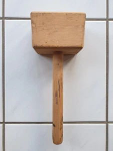 Holzhammer 33 cm lang Schreiner Zimmermann alter Holzhammer Vintage gebraucht - Bild 1 von 7