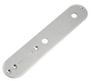Genuine USA tele Control Plate CHROME for American Telecaster style Guitar - Foto 1 di 1