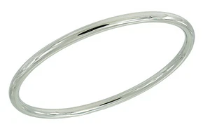 S. Michael Designs Stainless Steel High Polish Bangle - Sizes Available - Picture 1 of 1