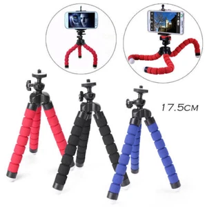 Mini Tripod Stand Portable Flexible For Gopro Camera Canon Nikon iPhone Black po - Picture 1 of 8