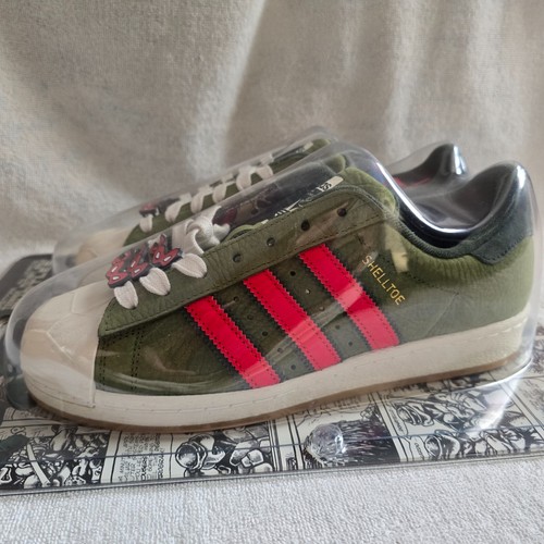 NUOVO Teenage Mutant Ninja Turtles x Adidas Superstar Shell Toe Taglia 8 IF9280